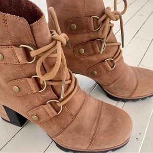 Sorel Women’s Addington Leather Laced-Up Boot Sz. 8